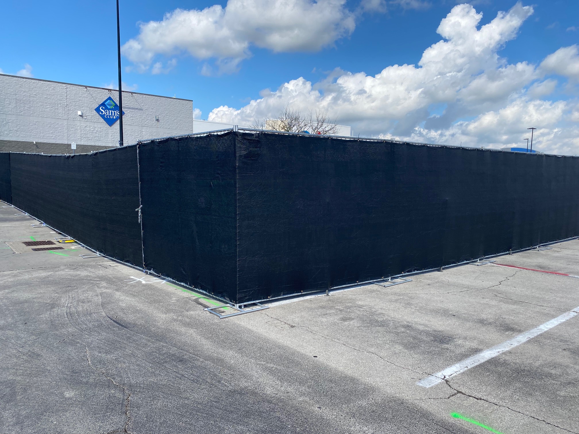 Temporary fencing Industrial Setups